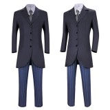 Corpse Bride Victor Black Wedding Suit Cosplay Costume Halloween Carnival Outfit