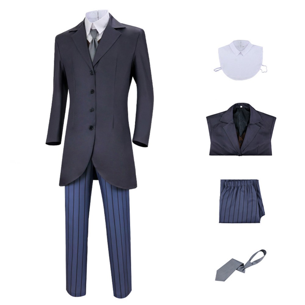 Corpse Bride Victor Black Wedding Suit Cosplay Costume Halloween Carnival Outfit