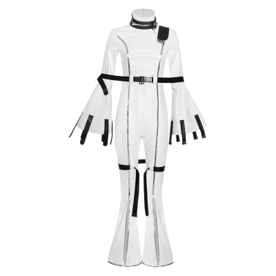 Code Geass C.C. Women White Cosplay Costume Halloween Carnival Outfit
