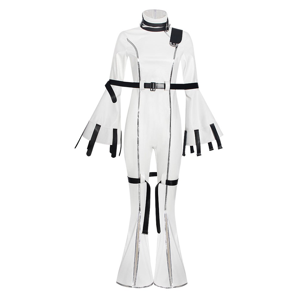 Code Geass C.C. Women White Cosplay Costume Halloween Carnival Outfit