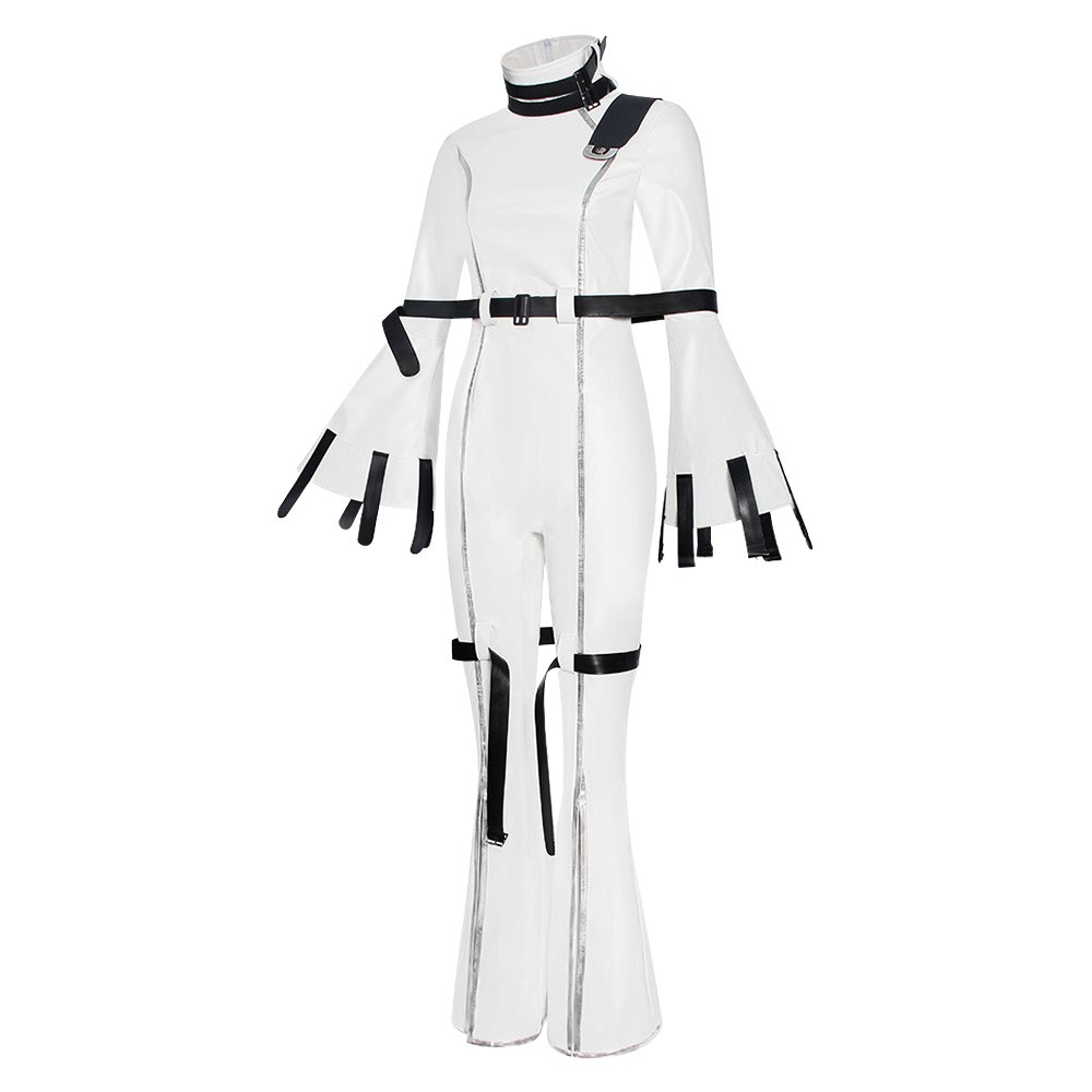 Code Geass C.C. Women White Cosplay Costume Halloween Carnival Outfit