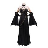 Code Geass C.C. Women Black Dress Cosplay Costume Halloween Carnival Outfit