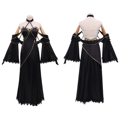 Code Geass C.C. Women Black Dress Cosplay Costume Halloween Carnival Outfit