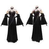 Code Geass C.C. Women Black Dress Cosplay Costume Halloween Carnival Outfit