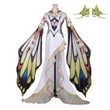 Code Geass C.C. White Dress Women Cosplay Costume Halloween Carnival Outfit