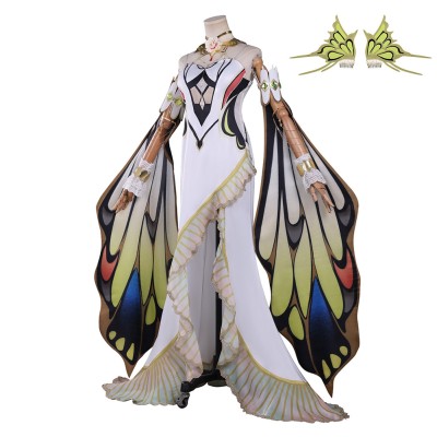 Code Geass C.C. White Dress Women Cosplay Costume Halloween Carnival Outfit