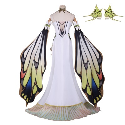 Code Geass C.C. White Dress Women Cosplay Costume Halloween Carnival Outfit