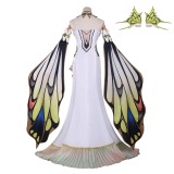 Code Geass C.C. White Dress Women Cosplay Costume Halloween Carnival Outfit