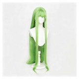 Code Geass C.C. Green Wig Heat Resistant Synthetic Hair Party Props Cosplay Costume Halloween Carnival