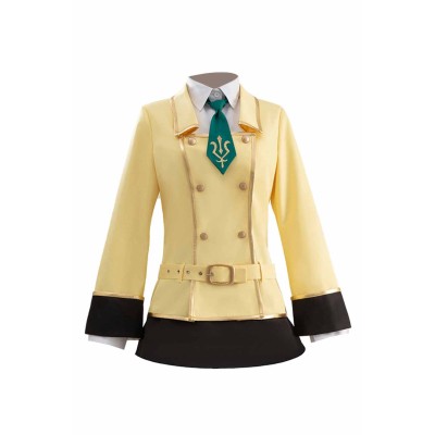 Code Geass 2024 C.C. Yellow Uniform Suit Cosplay Costume Halloween Carnival Outfit