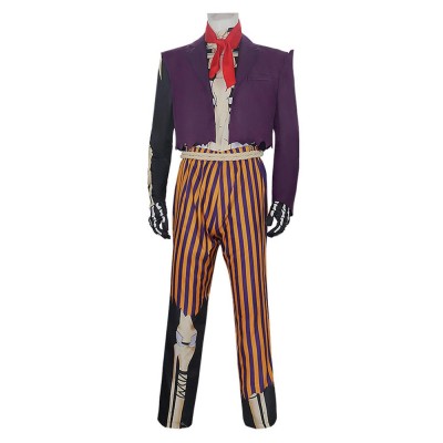 CoCo Hé‌ctor Rivera Purple Cosplay Costume Halloween Carnival Outfit