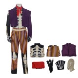 CoCo Hé‌ctor Rivera Purple Cosplay Costume Halloween Carnival Outfit