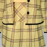 Clueless Cher Horowitz Yellow Uniform Suit Cosplay Costume Halloween Carnival Outfit