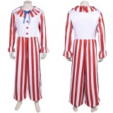 Clown in A Cornfield (2025) Flando the Clown Men Cosplay Costume Halloween Carnival Outfit