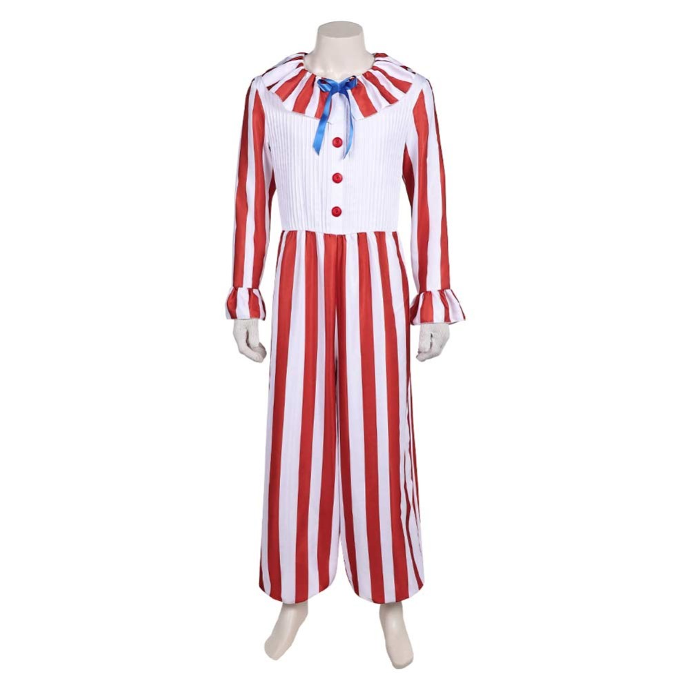 Clown in A Cornfield (2025) Flando the Clown Men Cosplay Costume Halloween Carnival Outfit