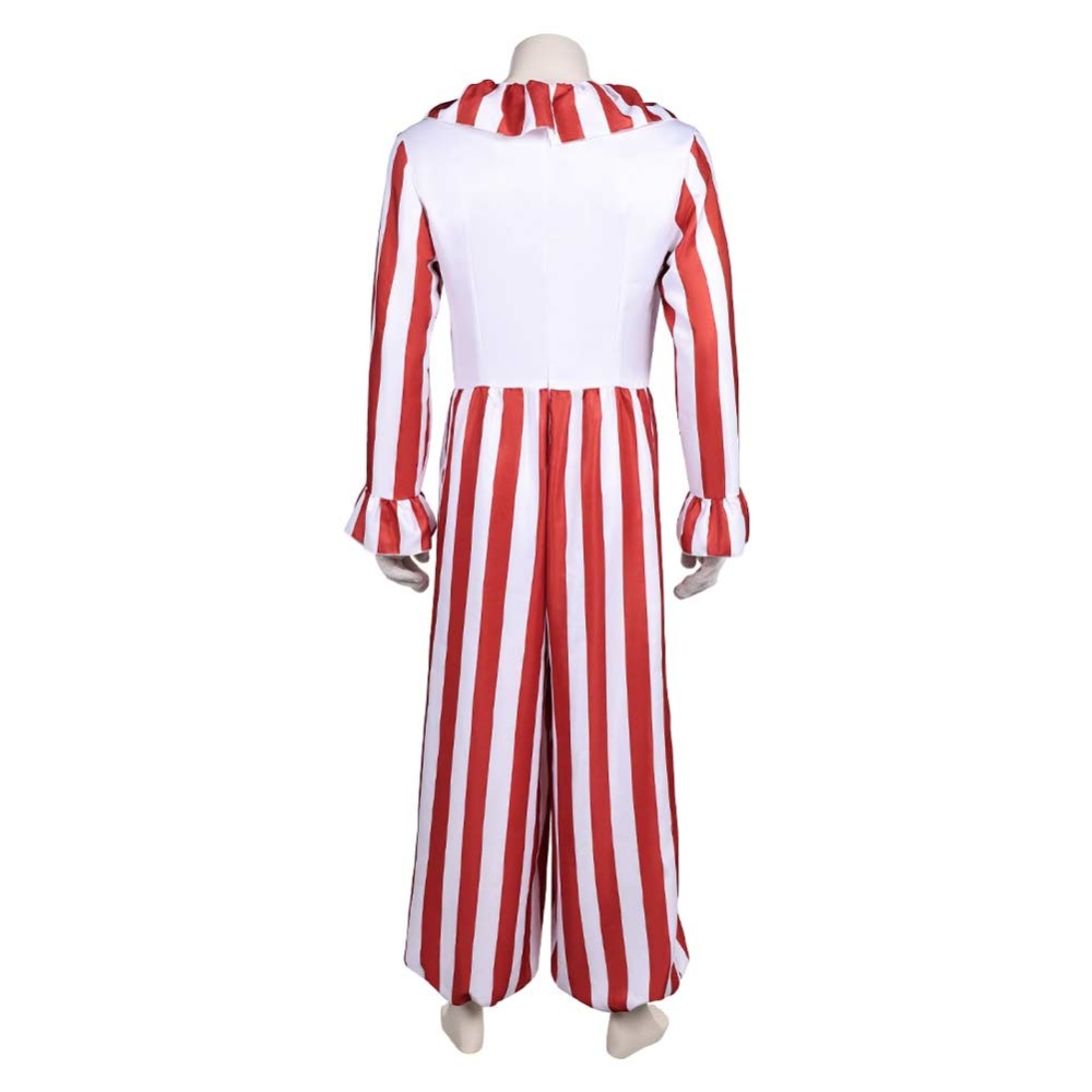 Clown in A Cornfield (2025) Flando the Clown Men Cosplay Costume Halloween Carnival Outfit