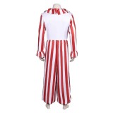 Clown in A Cornfield (2025) Flando the Clown Men Cosplay Costume Halloween Carnival Outfit