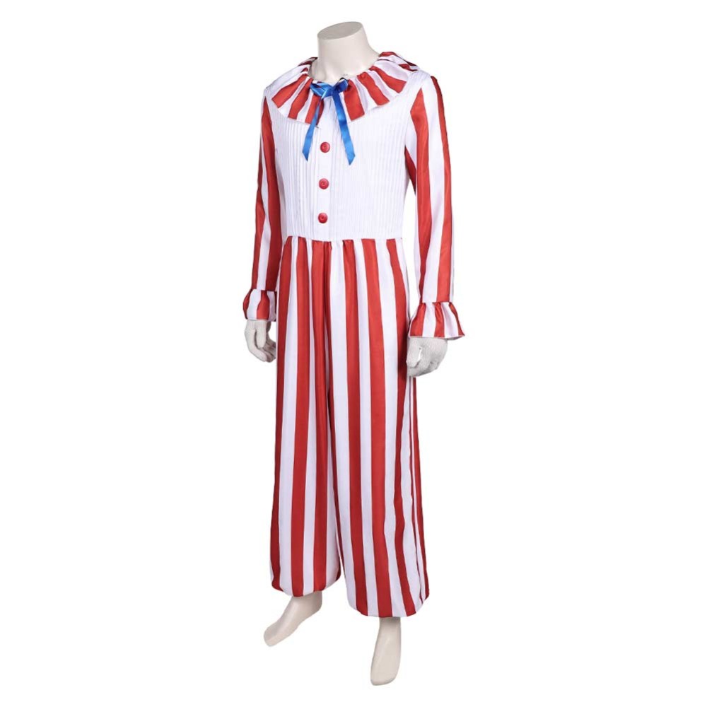 Clown in A Cornfield (2025) Flando the Clown Men Cosplay Costume Halloween Carnival Outfit