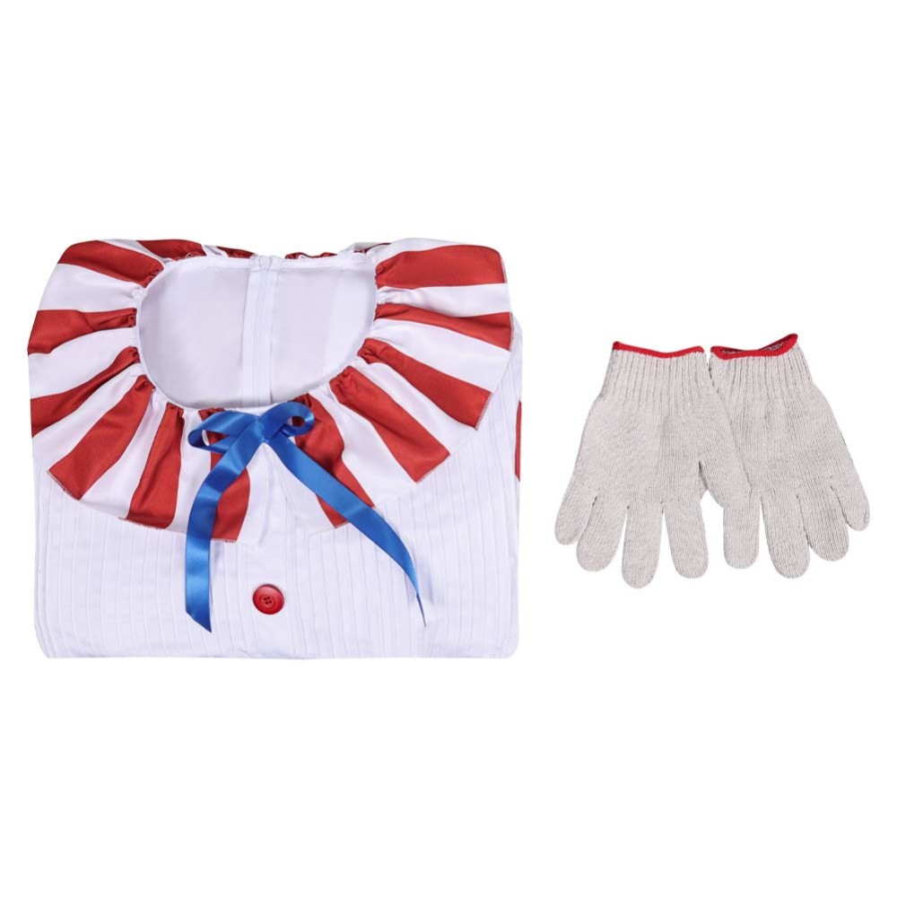 Clown in A Cornfield (2025) Flando the Clown Men Cosplay Costume Halloween Carnival Outfit