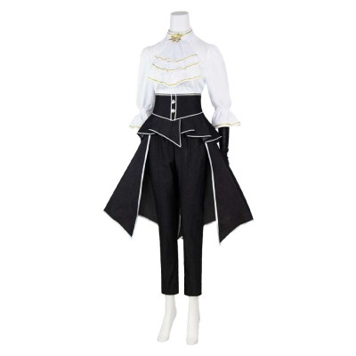 Clair Obscur Maelle Women White and Black Cosplay Costume Halloween Carnival Outfit