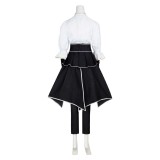 Clair Obscur Maelle Women White and Black Cosplay Costume Halloween Carnival Outfit