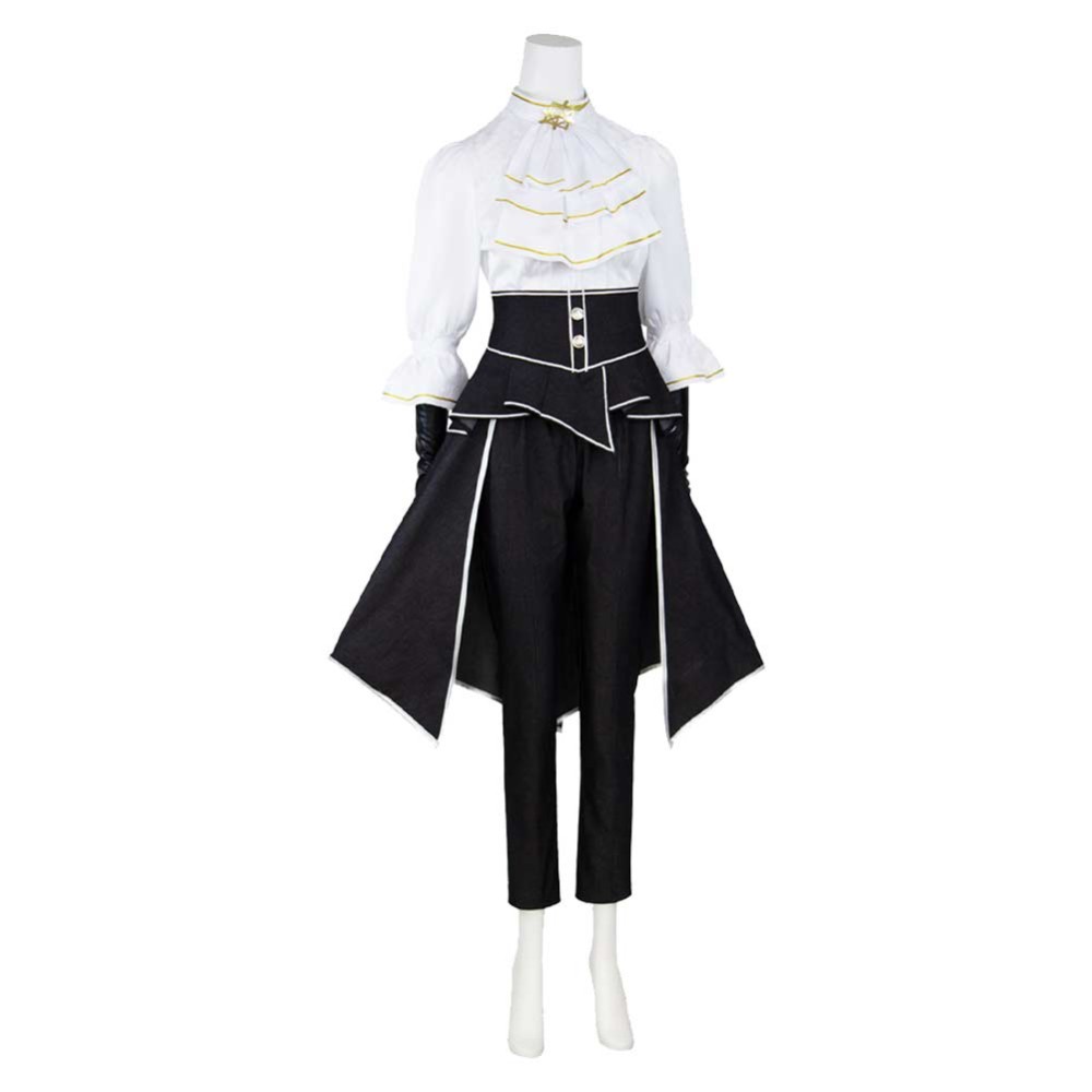 Clair Obscur Maelle Women White and Black Cosplay Costume Halloween Carnival Outfit