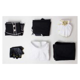 Clair Obscur Maelle Women White and Black Cosplay Costume Halloween Carnival Outfit