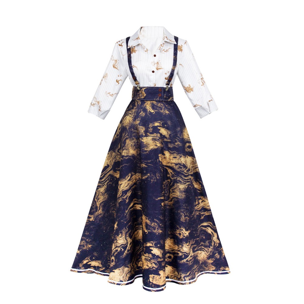Clair Obscur：Expedition 33 Clea Women Blue Dress Cosplay Costume Halloween Carnival Outfit