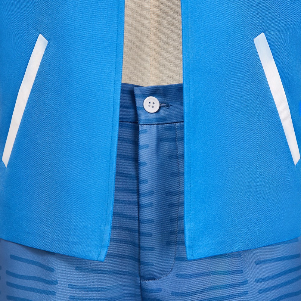 City The Animation Nagumo Midori Blue Hoodie Short Set Party Cosplay Costume Halloween Carnival