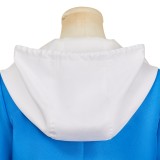 City The Animation Nagumo Midori Blue Hoodie Short Set Party Cosplay Costume Halloween Carnival