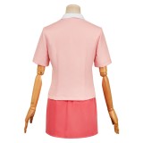 City The Animation Ayumu Niikura Pink Shirt Skirt Set Party Cosplay Costume Halloween Carnival
