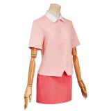 City The Animation Ayumu Niikura Pink Shirt Skirt Set Party Cosplay Costume Halloween Carnival