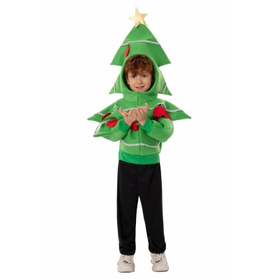 Christmas Tree Kids Children Jacket Suit Cosplay Costume Halloween Carnival Outfit