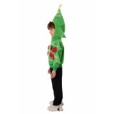 Christmas Tree Kids Children Jacket Suit Cosplay Costume Halloween Carnival Outfit