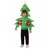 Christmas Tree Kids Children Jacket Suit Cosplay Costume Halloween Carnival Outfit