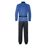 Chikyuu no Undou ni Tsuite Rafał Blue Cosplay Costume Halloween Carnival Outfit