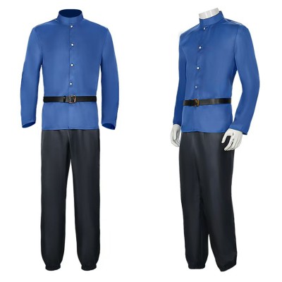 Chikyuu no Undou ni Tsuite Rafał Blue Cosplay Costume Halloween Carnival Outfit
