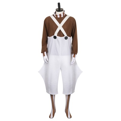Charlie and the Chocolate Factory Oompa Loompa Cosplay Costume Halloween Carnival Outfit