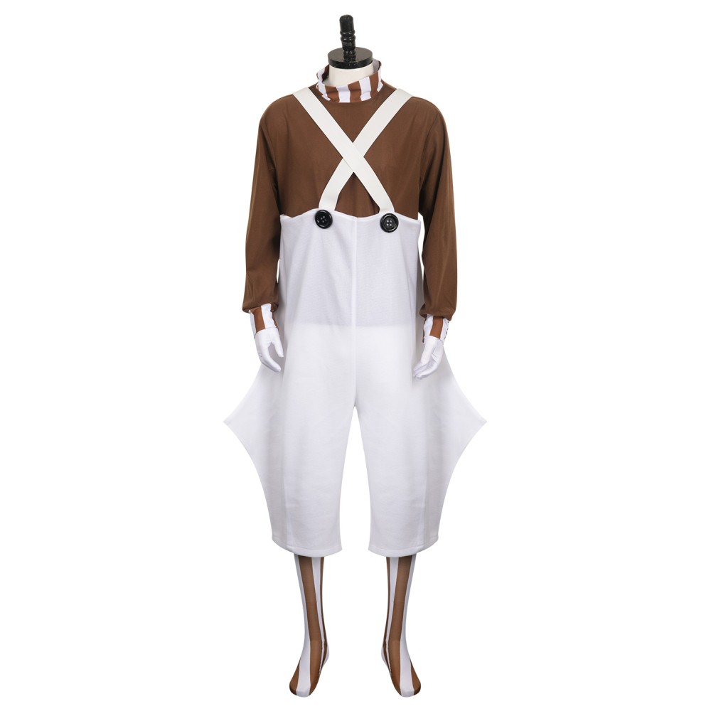 Charlie and the Chocolate Factory Oompa Loompa Cosplay Costume Halloween Carnival Outfit