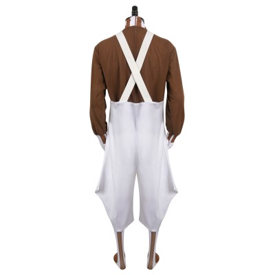 Charlie and the Chocolate Factory Oompa Loompa Cosplay Costume Halloween Carnival Outfit