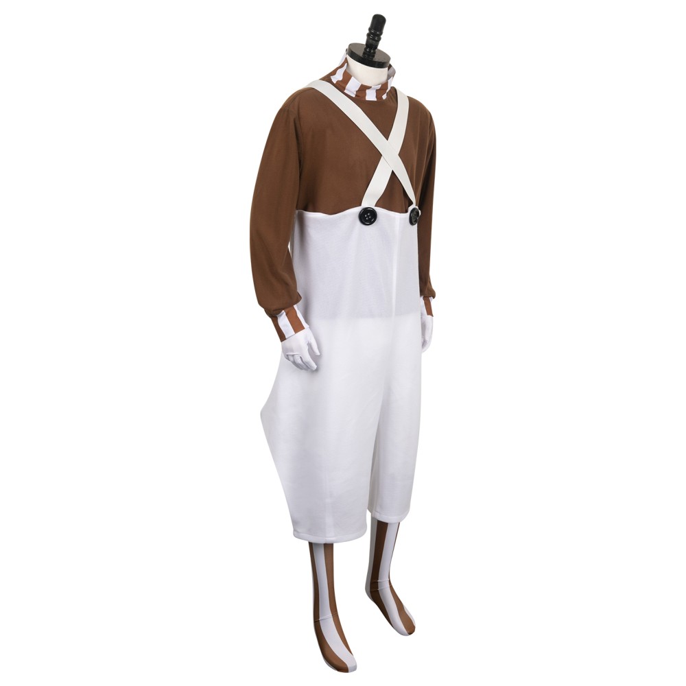 Charlie and the Chocolate Factory Oompa Loompa Cosplay Costume Halloween Carnival Outfit