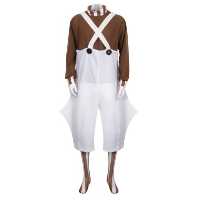 Charlie and the Chocolate Factory Oompa Loompa Cosplay Costume Halloween Carnival Outfit