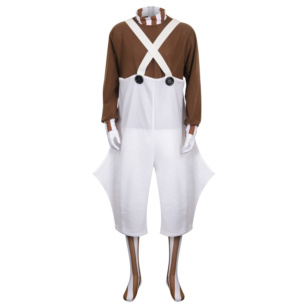 Charlie and the Chocolate Factory Oompa Loompa Cosplay Costume Halloween Carnival Outfit