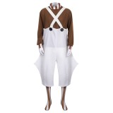 Charlie and the Chocolate Factory Oompa Loompa Cosplay Costume Halloween Carnival Outfit
