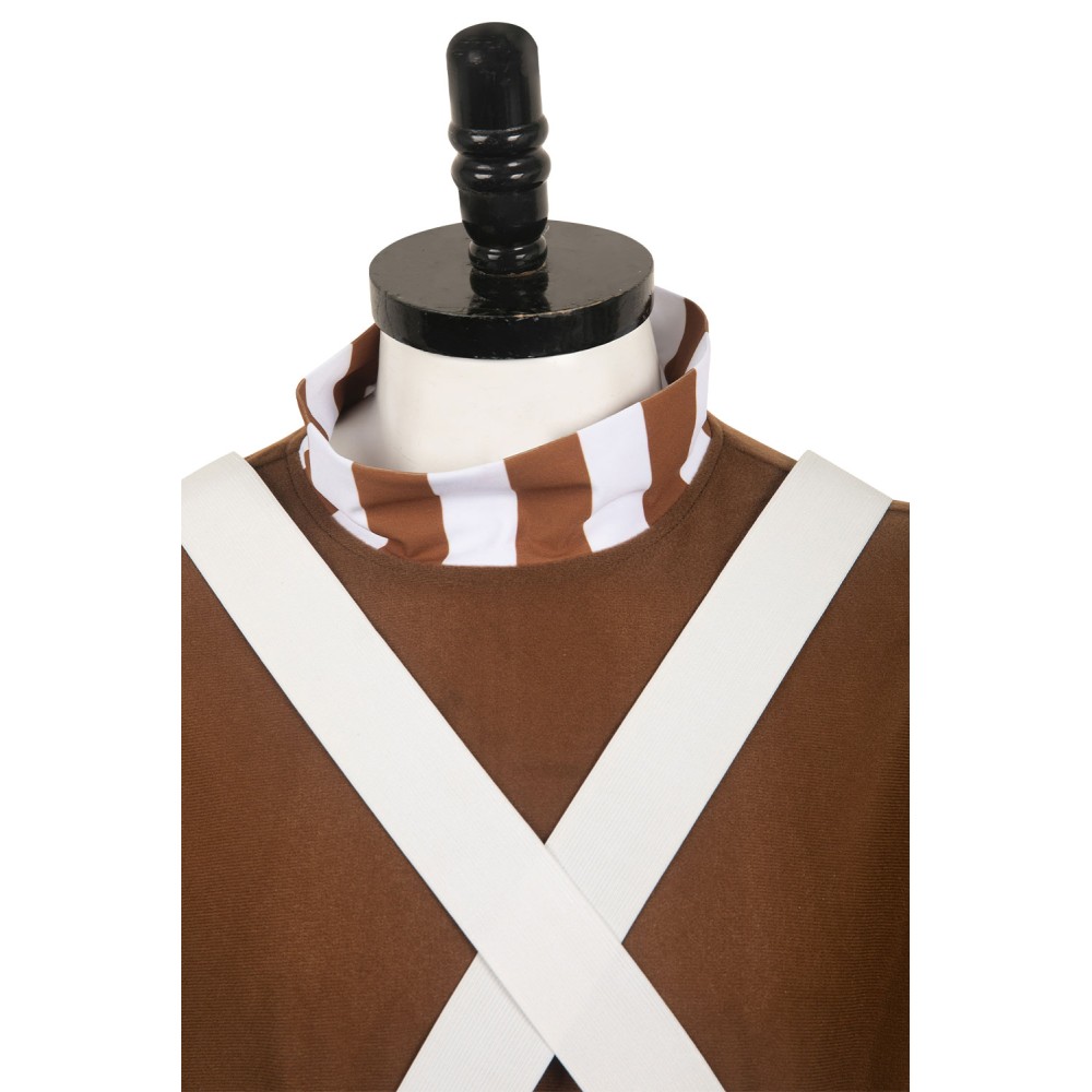 Charlie and the Chocolate Factory Oompa Loompa Cosplay Costume Halloween Carnival Outfit