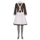Charlie and the Chocolate Factory Oompa Loompa Female Cosplay Costume Halloween Carnival Outfit