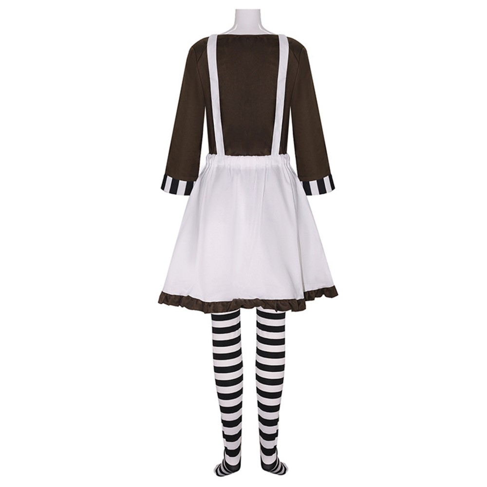 Charlie and the Chocolate Factory Oompa Loompa Female Cosplay Costume Halloween Carnival Outfit