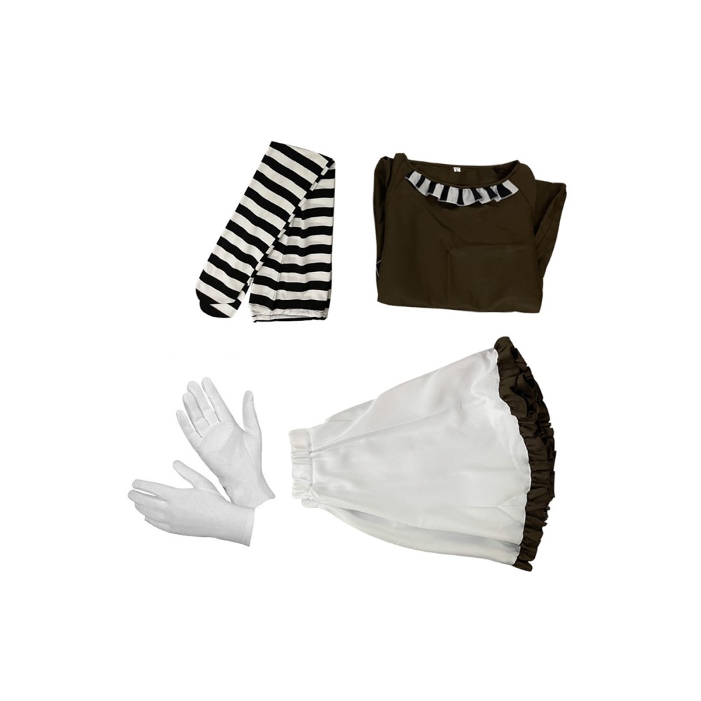 Charlie and the Chocolate Factory Oompa Loompa Female Cosplay Costume Halloween Carnival Outfit