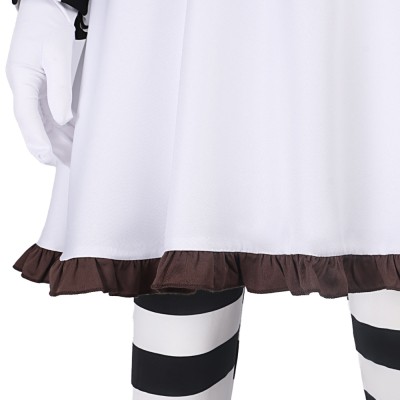 Charlie and the Chocolate Factory Chocolate Women Dress Cosplay Costume Halloween Carnival Outfit