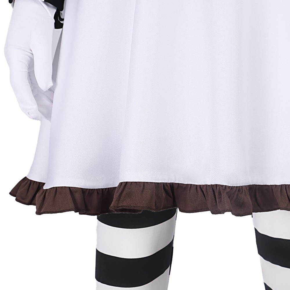 Charlie and the Chocolate Factory Chocolate Women Dress Cosplay Costume Halloween Carnival Outfit